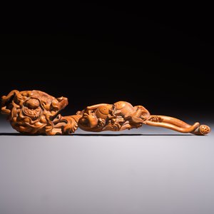 Three Chinese wooden carvings, 20th C. — photo 4