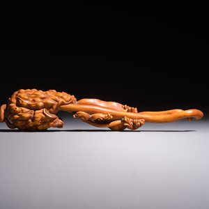 Three Chinese wooden carvings, 20th C. — photo 5