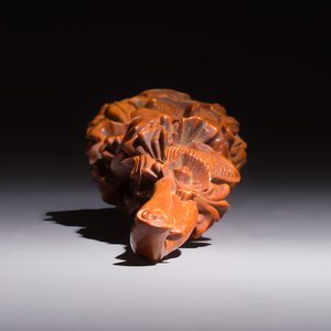 Three Chinese wooden carvings, 20th C. — photo 7