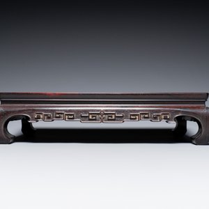 Three Chinese zitan wooden tables, 19/20th C. — 照片 8
