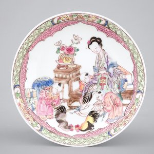 Three fine and rare Chinese saucers, Yongzheng, 1722-1735 — 照片 2