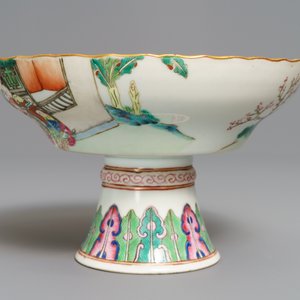 Three fine Chinese famille rose wares, 19th C. — 照片 7