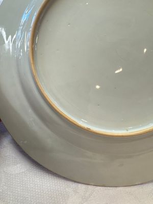 Three fine Chinese famille rose 'Xi Xiang Ji' plates — photo 12