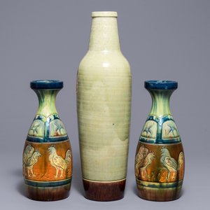 Three Flemish pottery vases, 1st half 20th C. — photo 3