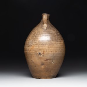 Three German stoneware jugs, including a bellarmine, and a French or English pottery jug, 17th C. and later — photo 11