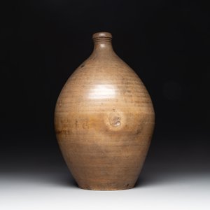 Three German stoneware jugs, including a bellarmine, and a French or English pottery jug, 17th C. and later — photo 9