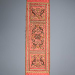 Three gold- and silver-thread embroidered silk and velvet panels, Western Europe, 18/19th C. — 照片 7