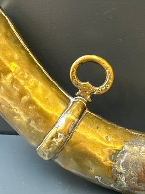 Three impressive flintlock muskets or 'moukahlas', two percussion pistols and three gunpowder horns, Morocco, 18/19th C. — photo 68