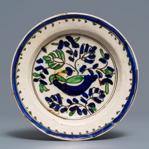 Three Islamic pottery plates, Syria and Iran, 19th C. — photo 6