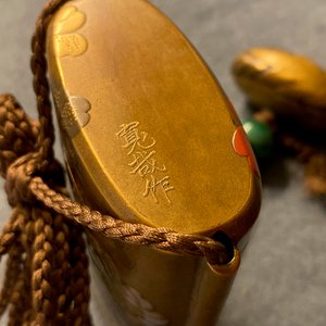Three Japanse lacquer inro with netsuke and a lacquer box and cover, Meiji, 19th C. — 照片 62