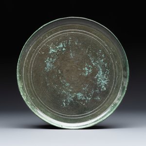 Three Khmer bronze mirrors — photo 2