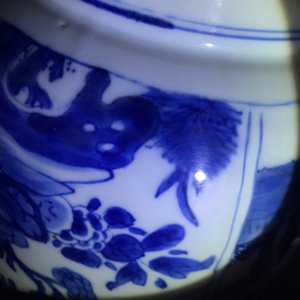 Three large Chinese blue and white bowls, Kangxi — photo 12