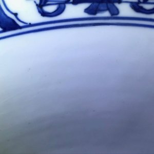 Three large Chinese blue and white bowls, Kangxi — photo 24