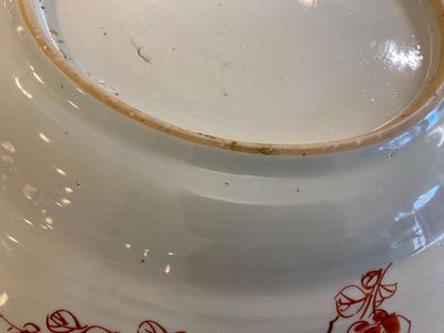 Three large Chinese famille verte octagonal dishes, Kangxi — 照片 9