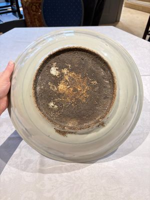 Three large Chinese Swatow blue and white dishes, Ming — 照片 10