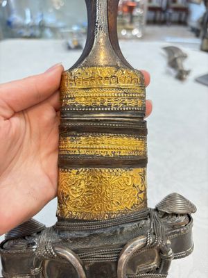 Three Omani Khanjars, one with Rhinoceros horn hilt, 19th C. — photo 14