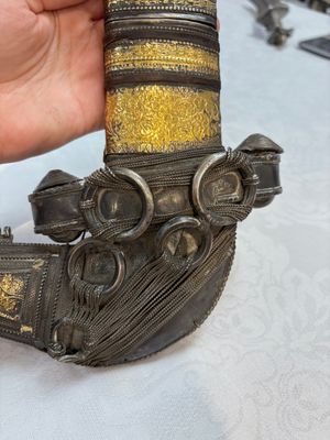 Three Omani Khanjars, one with Rhinoceros horn hilt, 19th C. — photo 15