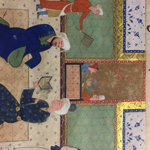 Three pages from illuminated Islamic manuscript, 17/18th C. — 照片 5