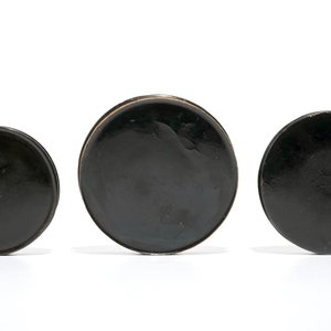 Three painted laquered papier mache snuff boxes, prob. Germany, 19th C. — 照片 2