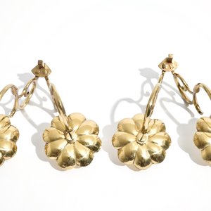 Three pairs of brass and bronze wall sconces, 18th C. — photo 16