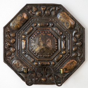 Three pairs of brass and bronze wall sconces, 18th C. — photo 5