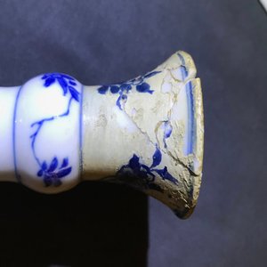 Three pairs of Chinese blue and white vases, Kangxi — 照片 14