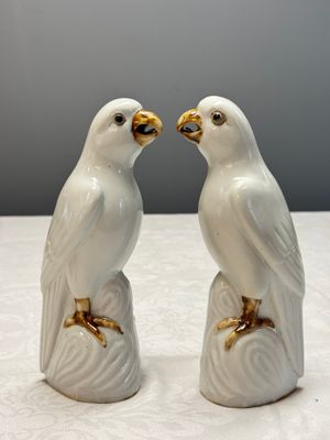 Three pairs of Chinese white-glazed birds — foto 15