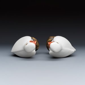 Three pairs of Chinese white-glazed birds — foto 18