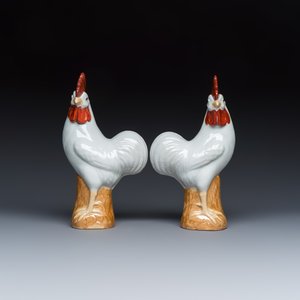 Three pairs of Chinese white-glazed birds — foto 5