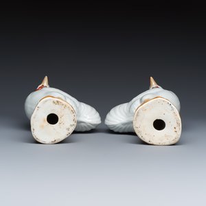 Three pairs of Chinese white-glazed birds — foto 7