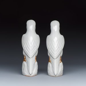 Three pairs of Chinese white-glazed birds — foto 10