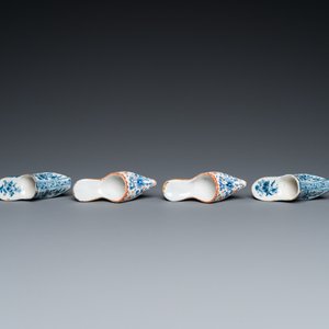 Three pairs of Dutch Delft slippers, 18/19th C. — 照片 7