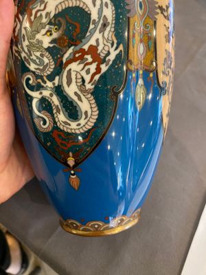 Three pairs of Japanese cloisonné vases, Meiji, 19/20th C. — photo 3