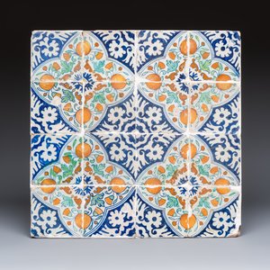 Three polychrome Dutch Delft tile panels, early to mid 17th C. — photo 6