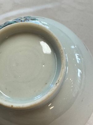 Three sets of Chinese famille rose 'Elegant Beauty and Boy' cups and saucers, Qianlong — photo 17