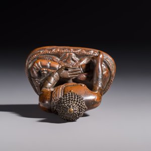 Three Tibetan bronze ritual bells and a bronze Buddha, 19th C. — 照片 12