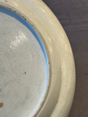 Three unusual Chinese Canton famille rose plates, 19th C. — 照片 16