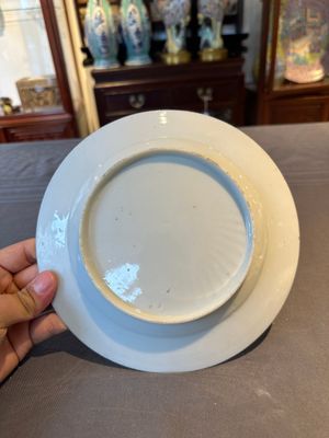 Three unusual Chinese Canton famille rose plates, 19th C. — 照片 22
