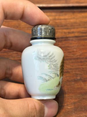 Three various Chinese famille rose snuff bottles, Daoguang mark and of the period — photo 21