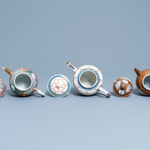 Three various Chinese porcelain teapots and covers, Qianlong — photo 6