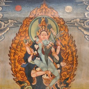 Three various thangka, Tibet or Nepal, 19/20th C. — photo 2