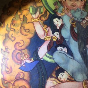 Three various thangka, Tibet or Nepal, 19/20th C. — photo 10