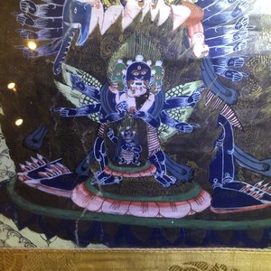 Three various thangka, Tibet or Nepal, 19/20th C. — photo 15