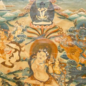 Three various thangka, Tibet or Nepal, 19/20th C. — photo 3