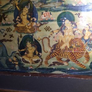 Three various thangka, Tibet or Nepal, 19/20th C. — photo 8