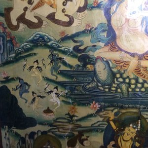 Three various thangka, Tibet or Nepal, 19/20th C. — photo 10