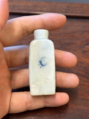 Tien Chinese blauw-witte vazen en snuifflessen, 19de eeuw — foto 24