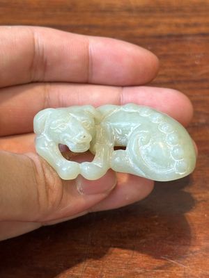 Tien Chinese jade sculpturen van dieren, Qing — foto 19
