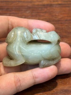 Tien Chinese jade sculpturen van dieren, Qing — foto 37