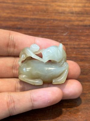 Tien Chinese jade sculpturen van dieren, Qing — foto 6